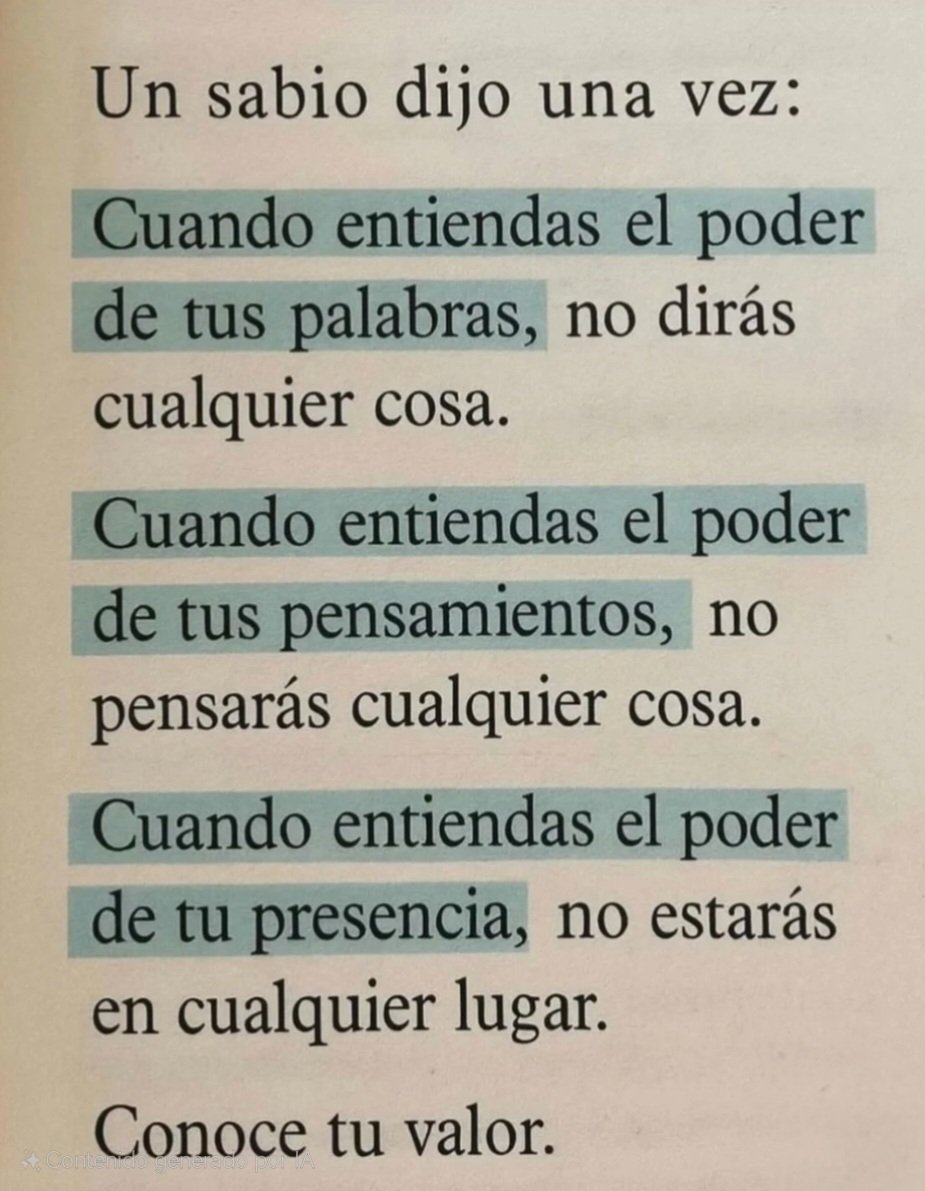 Un sabio dijo una vez...