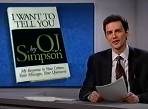 In his book, O.J. Simpson says that he would have taken a bullet or stood in front of a train for Nicole.

Man, I'm gonna tell ya, that is some bad luck.

When the one guy who would have died for you, kills you.

That's probably ... you don't get worse luck than that.