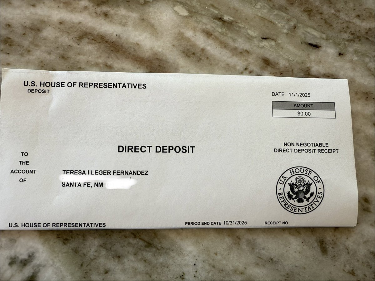 Federal workers aren’t getting paid and neither am I. 

We’re all in this boat together. 

Republicans could end this by opening the government and protecting affordable healthcare.