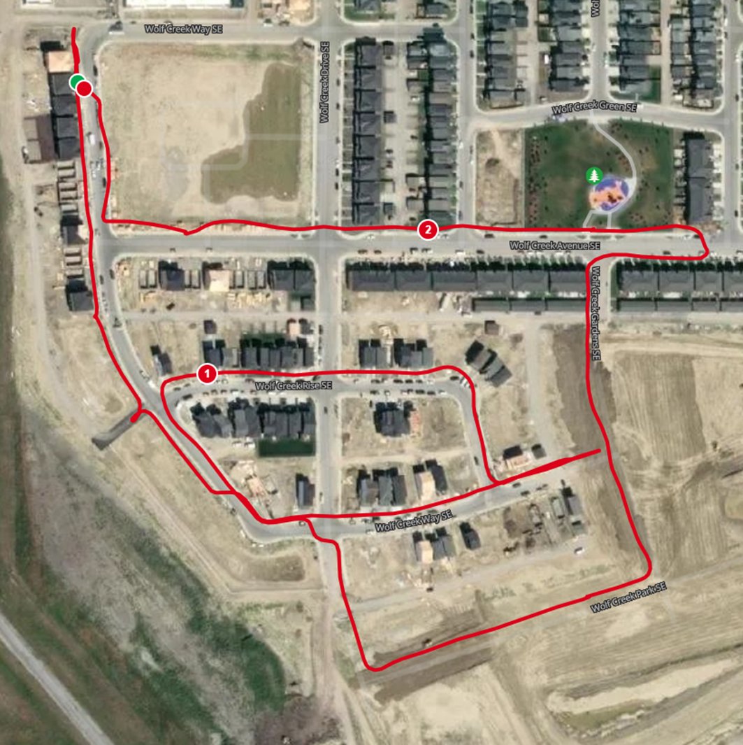 WalkingCalgary's tweet photo. Today we returned to Chaparral Valley and finished all the remaining streets in #WolfWillow that we hadn’t covered yet.
https://t.co/RrsfcVd4oE
Distance: 2.43 km Duration: 30:55 min
https://t.co/tYbNVpnfpZ
Distance: 2.23 km Duration: 29:16 min
#Calgary https://t.co/PAOipwFCaC