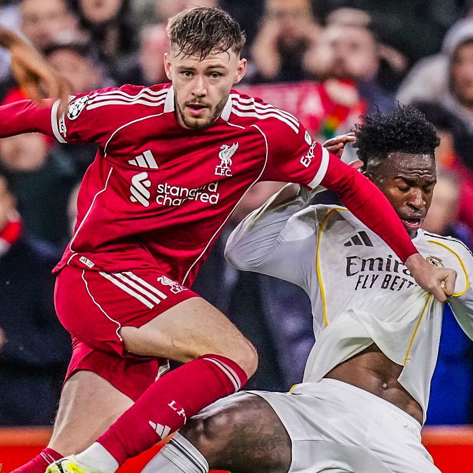 FabrizioRomano's tweet image. 🚨 Slot: “Conor Bradley was outstanding. To be up against Vinicius so many times one v one is not for everyone”.

“He did outstanding today”.