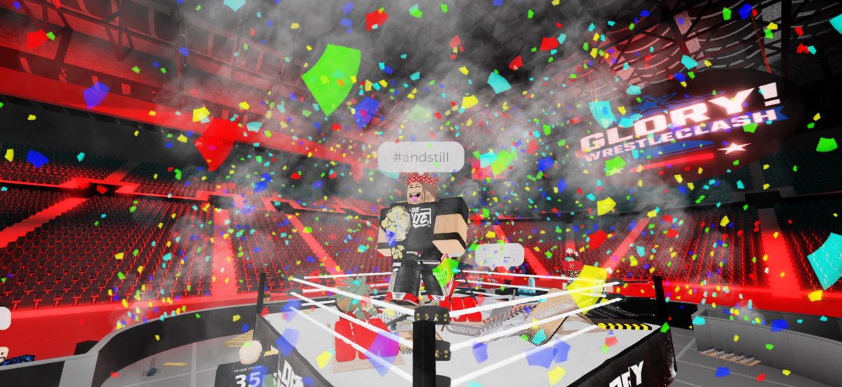 #andstill <a href="/MaxCantonRW/">GLORY! || ROBLOX WRESTLING</a> Hardcore champ ggs jace [3/1]