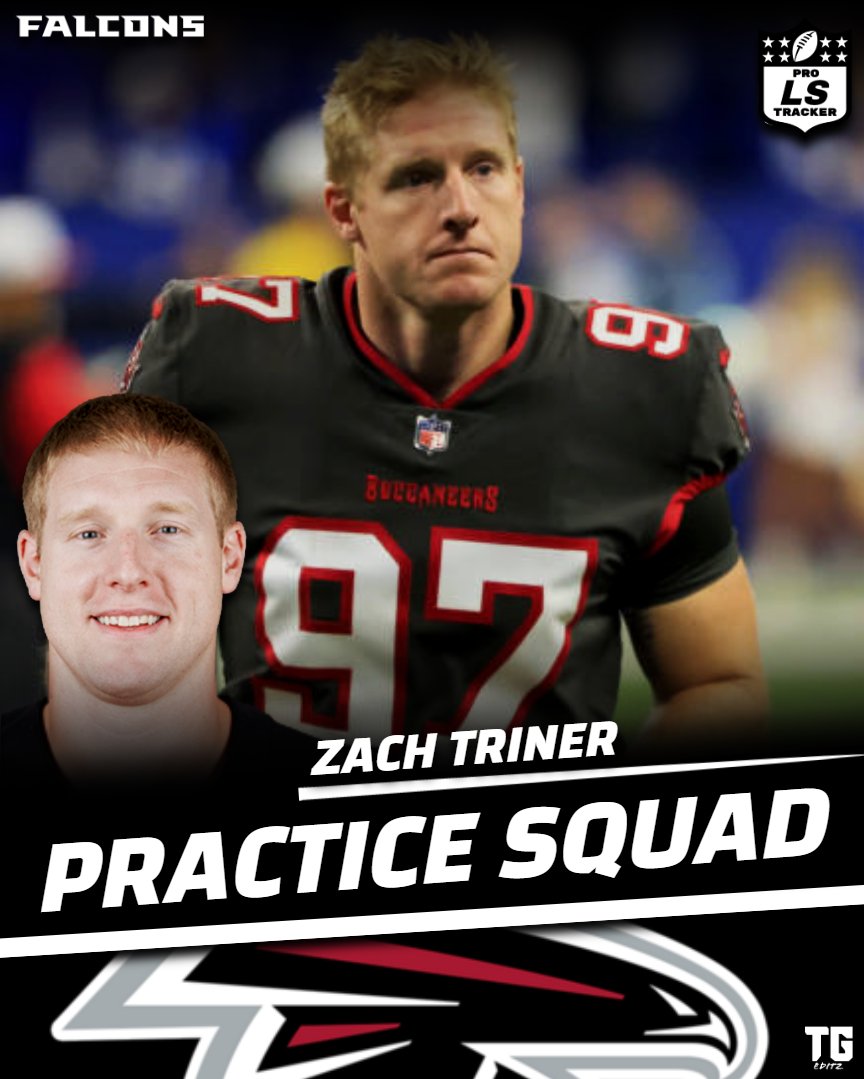 ProSnapTracker's tweet photo. PRACTICE SQUAD:
The Falcons have signed Zach Triner (@zach_triner) to their Practice Squad. The Super Bowl Champion previously worked out for the team last month.
#Falcons #Assumption #PracticeSquad #LongSnap #LongSnapper #LongSnapping #Football #Pro #NFL #News https://t.co/o7JdohZeCh