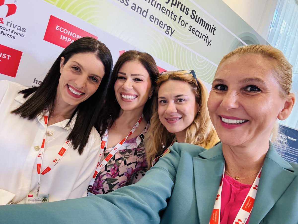 OcheaLavinia's tweet photo. Inspiring Day 2 at #EconCyprusSummit Grateful to @JGeorgoulas for an excellently organized event bringing together brilliant minds🇨🇾
Great insights on finance,growth &amp; banking, and wonderful to reconnect with inspiring friends &amp; leaders @sim010101 @MonicaPolemitis @AndreiPopov73 https://t.co/OkoHOMH3is