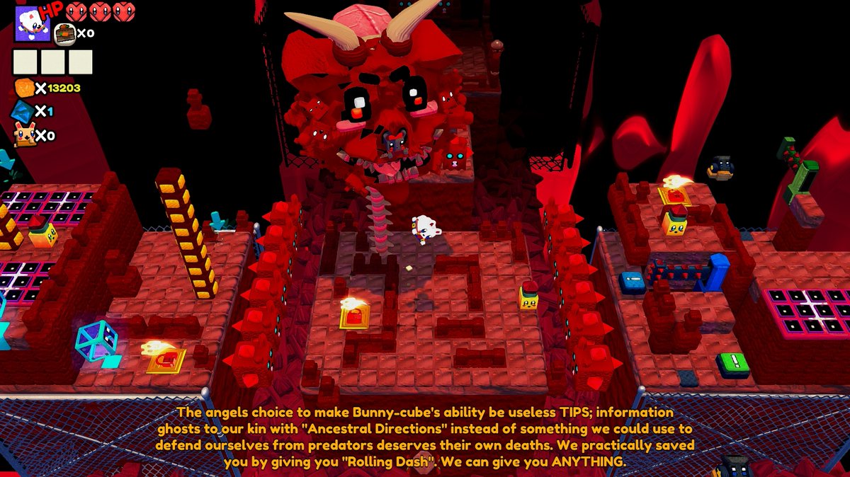 &gt;your game looks so cute 
the game: