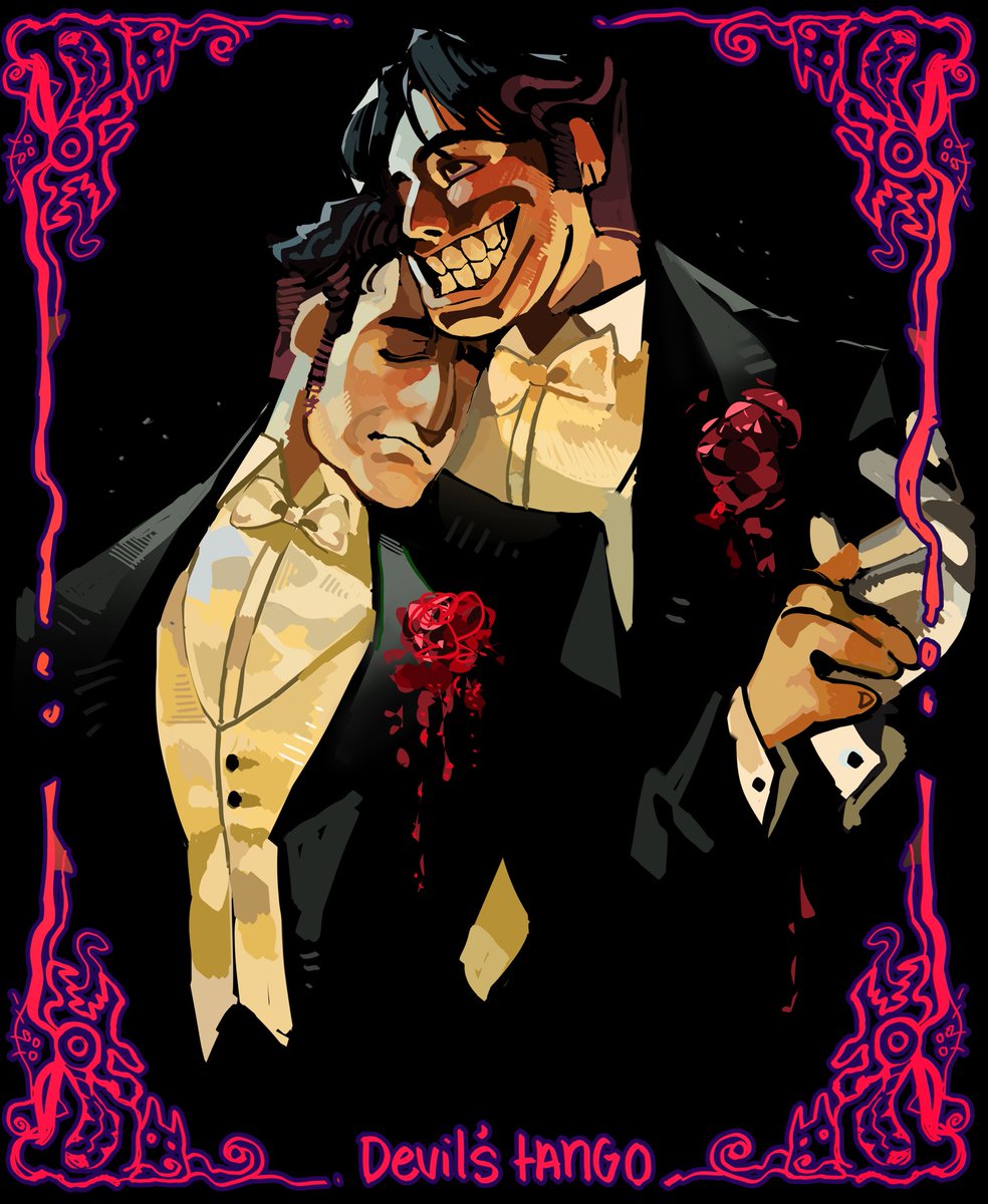 Listen to moon waltz while you see this 

It sucks that they scrapped the ball (I understand why) but it would be fun to draw (jc leyendecker) 
#noimnotahuman #ninah #palegun