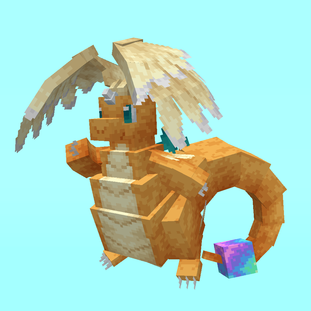 illnessmento's tweet photo. 🐉#cobblemon #PokemonLegendsZA #Blockbench #pokemonfanart #dragonite https://t.co/ecz8prPsj5