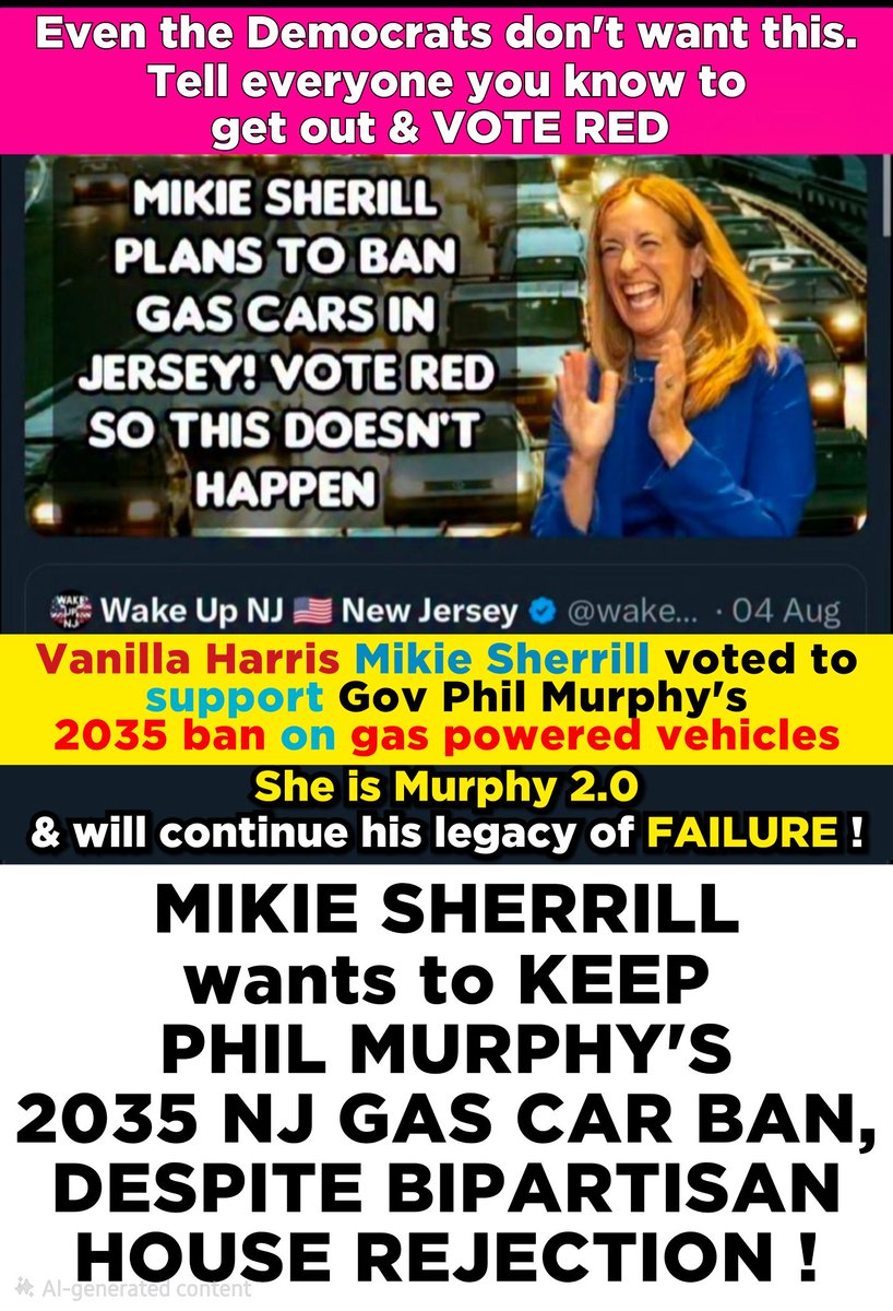 realMagaDAD's tweet image. There's still time to #SAVENJ
#VOTE JACK CIATTARELLI
#JACK4NJ
@Jack4NJ