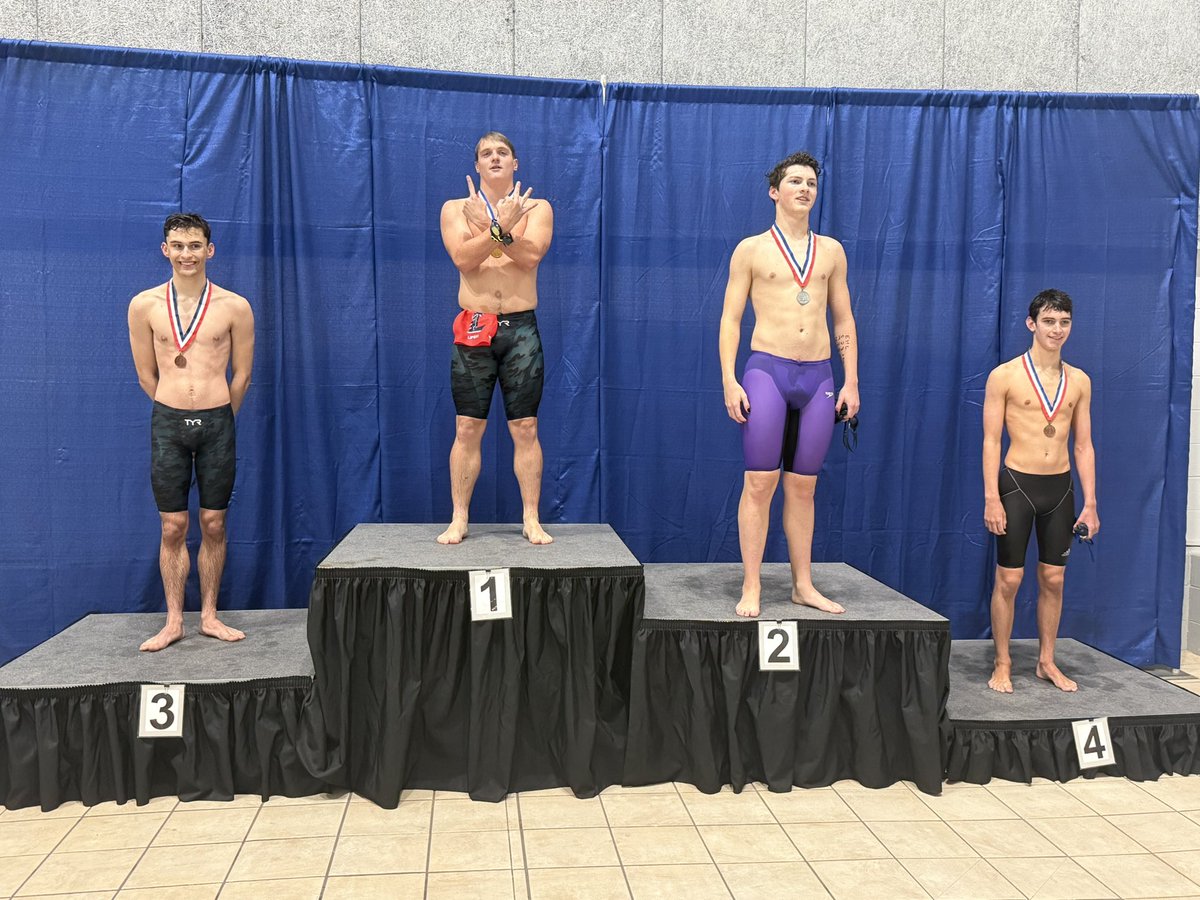LibsSwimTeam's tweet image. Congratulations to Ryan Lipski. Not only did he get a season PR, he is also your 100 Free Conference Champion!