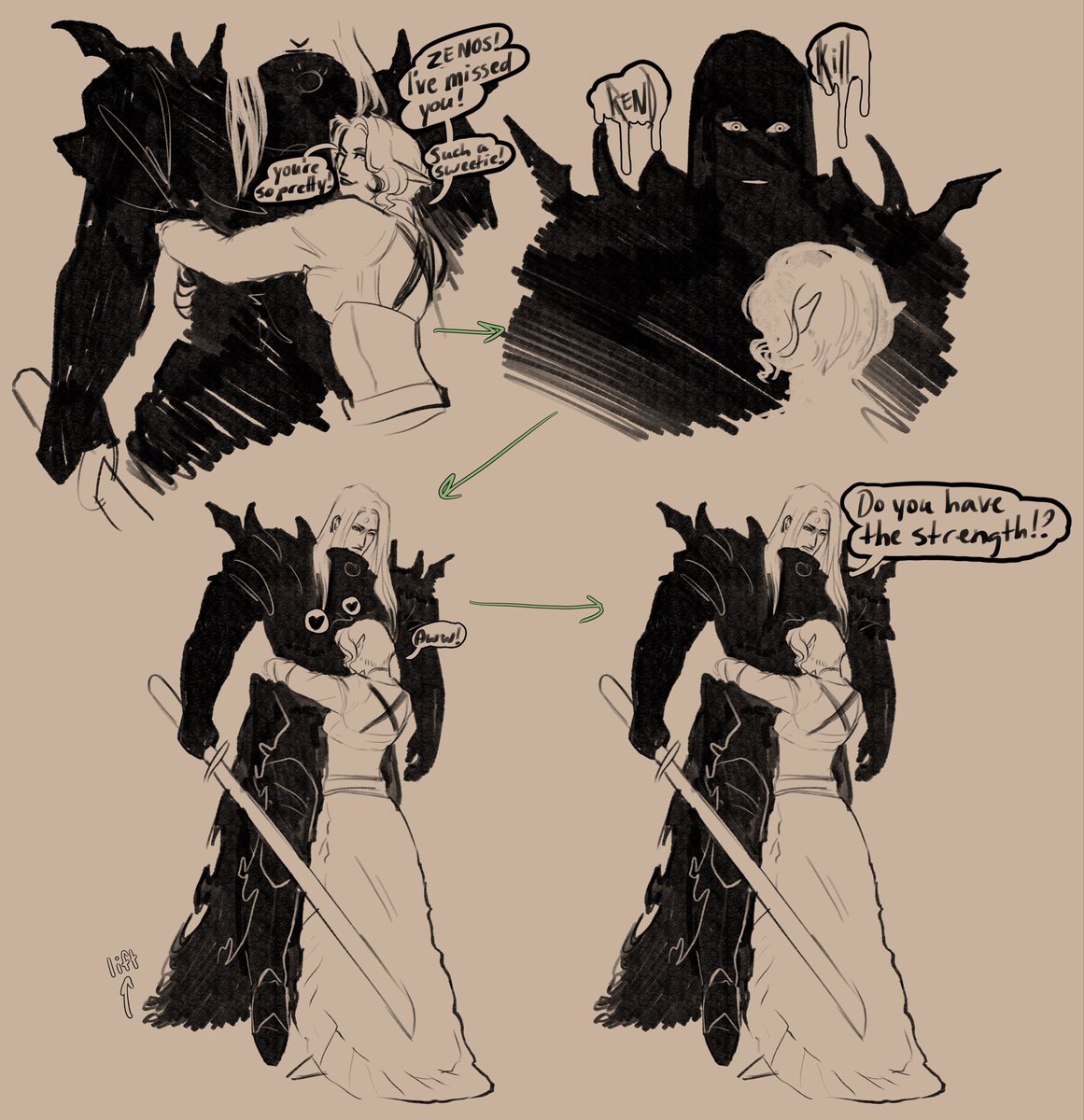 thissuccwow's tweet image. How it feels to replay Ala Mhigo unsynced just to see Zenos 
#zenos #zenoswol #ffxiv