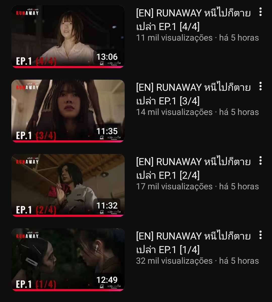 lesbicbyul's tweet image. Como se nota que les dan miedo las series de terror, pero despues se quejan de que algunos gls estan en aplicaciones pagas, cuando esta esta gratuitamente en youtube y con subs, vayan a ver runaway