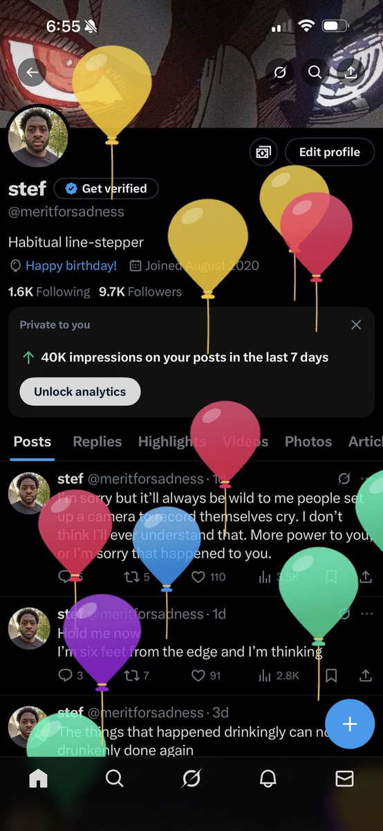 Here’s to 35. Thanks for all the birthday love I’ve received thus far. Love y’all.