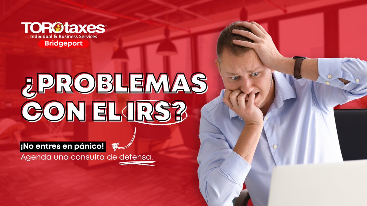 Torotaxsolution's tweet image. Una carta del irs puede ser estresante. En Toro Taxes ofrecemos Latin IRS Defense para manejar auditorías, cobros y notificaciones, protegiendo tus derechos. 🛡️

#LatinIRSDefense #IRSResolution #ToroTaxes #AuditoríaIRS #ProtecciónFiscal
