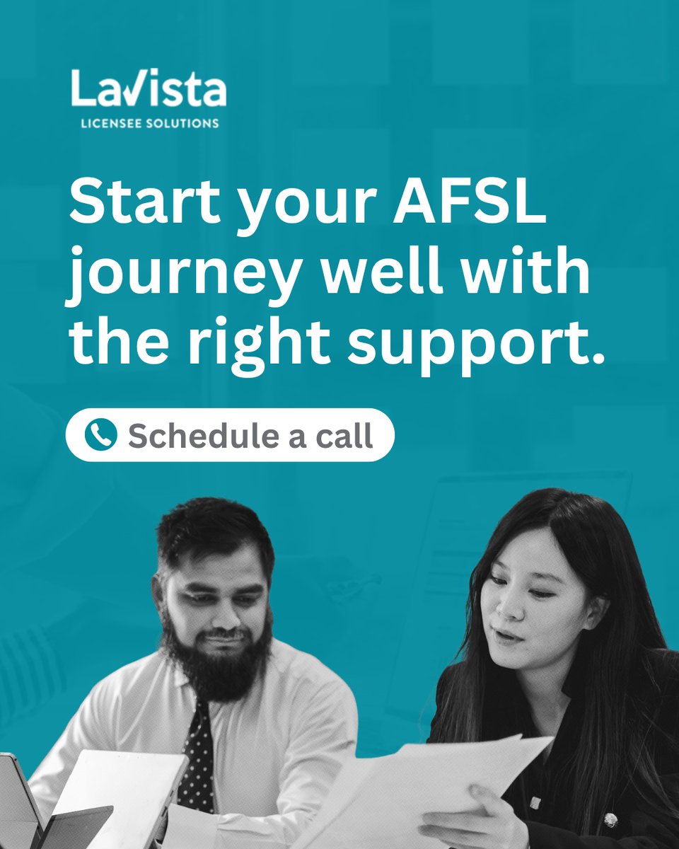 We help #selflicensed advisers hit the ground running with practical tools designed to make managing your #AFSL simpler. Schedule a call to learn how 👉 bit.ly/4oh5ZQ0 #lavistalicenseesolutions #dealerservices #licenseeservices