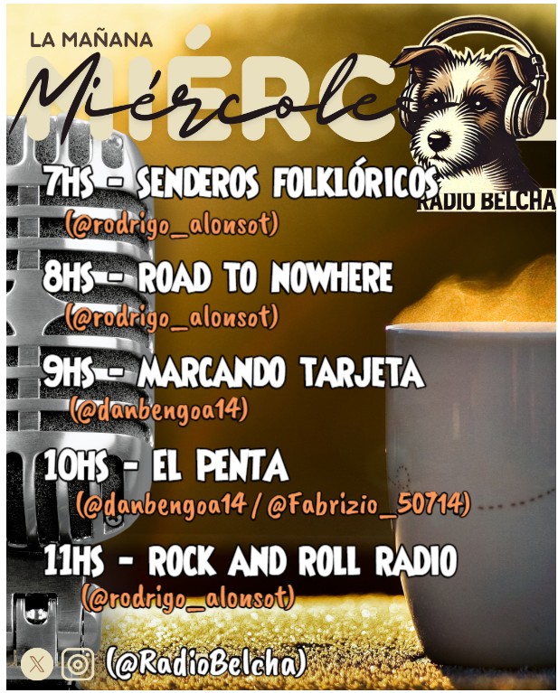 🟨🐞La mañana es con <a href="/rodrigo_alonsot/">Rodrigo Alonso</a>, <a href="/danbengoa14/">Daniel Bengoa</a>, <a href="/Fabrizio_50714/">Fabri210</a>