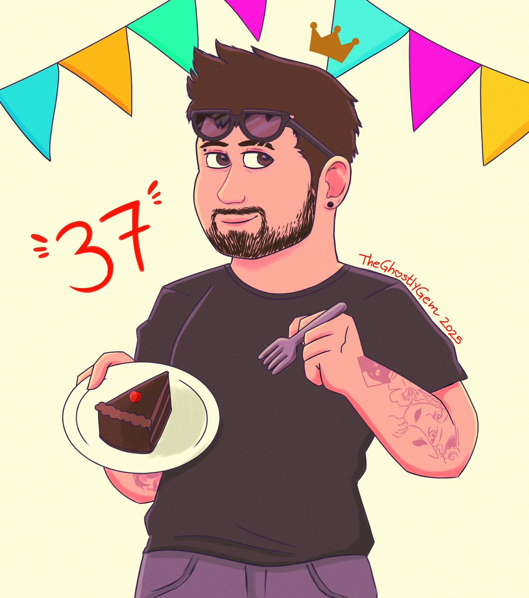 Feliz Cumpleaños Auron! Gracias por todas las risas y buenos momento que nos has dado🤍 

[#Happy37Auron #Auronplay #AuronplayFanArt]