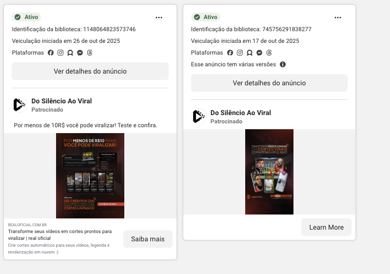 wesleysimplic's tweet image. Espionando o @acgfbr  em tráfego pago, bora lá:

Achei os criativos no facebook:
(continua, vamos ver tudo!)

@ChristoPy_
@daniellimae
@FilipeDeschamps
@acgfbr
@srprogrammer
 #buildinpublic #bolhadev #dev 
@lucas_montano
@manodeyvin