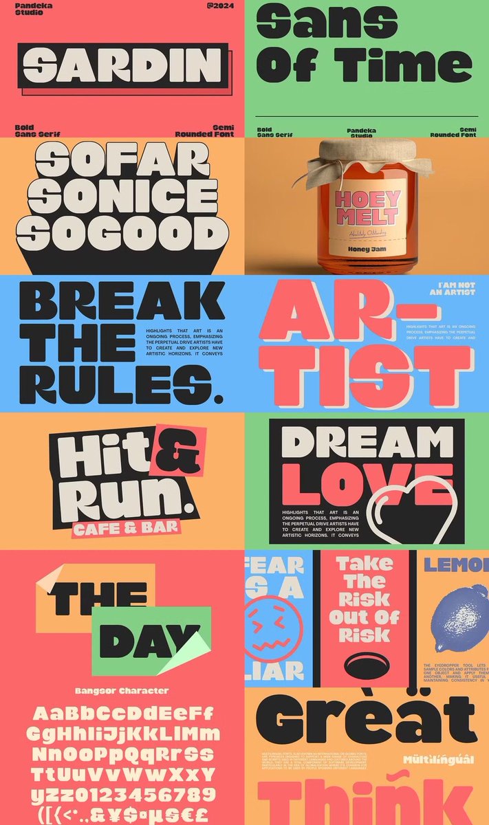 typelabo's tweet image. discover the chunky rounded display style everyone is using this year