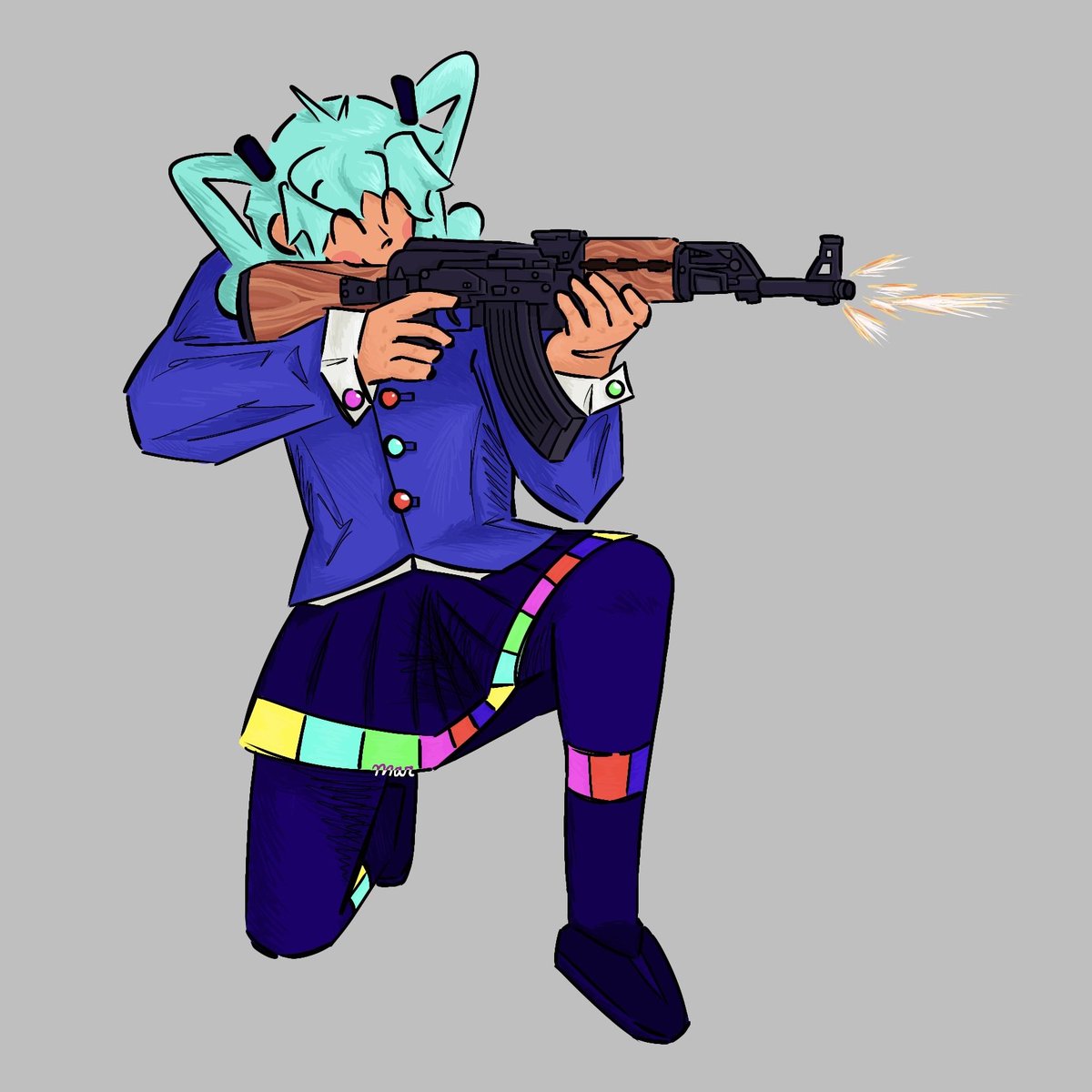 i dotn have shit to post i forgot i made this though #mikuhatsune #HatsuneMiku #flavorfoley_fa