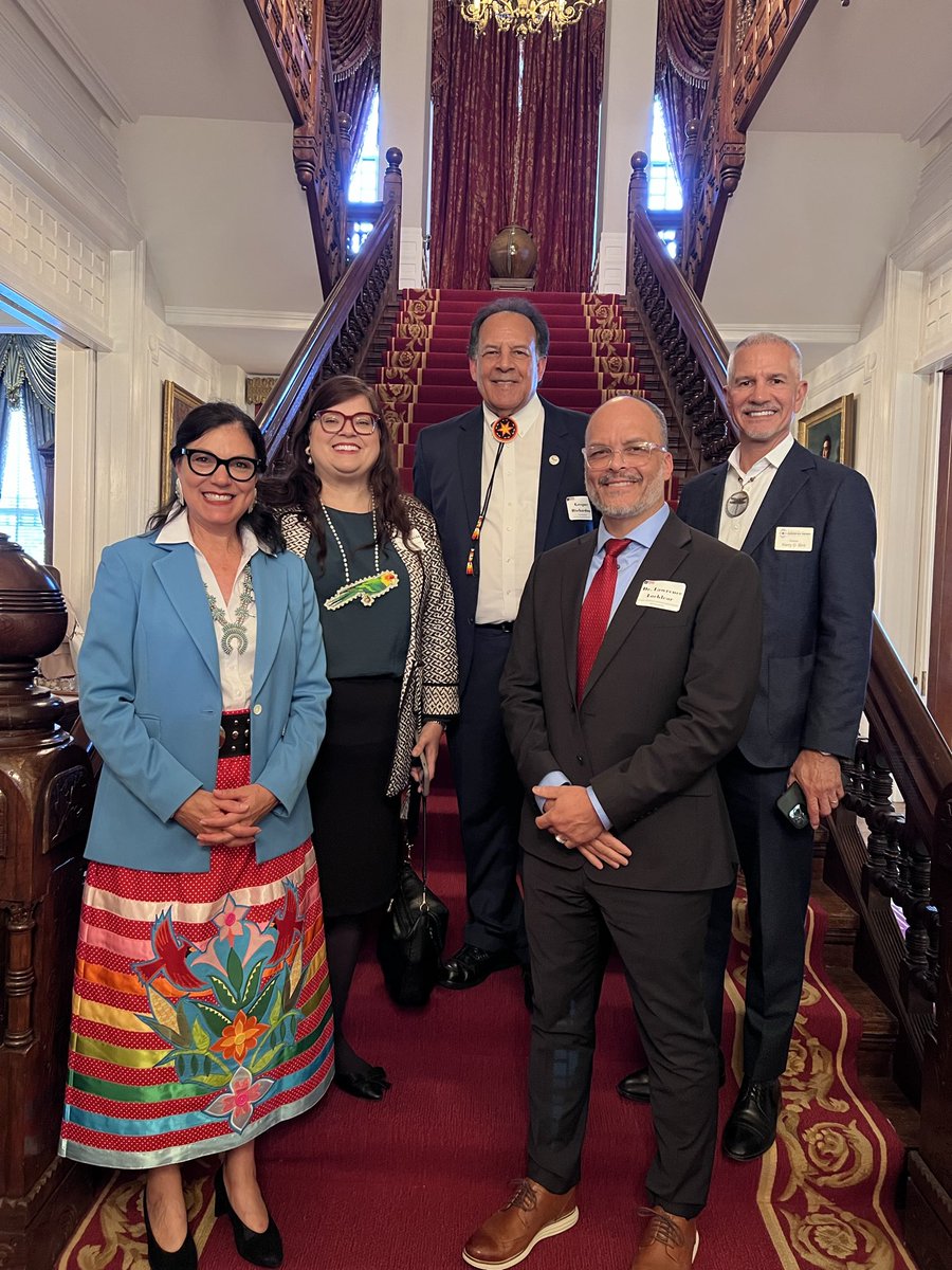 dr_locklear's tweet image. Grateful to have attended @NC_Governor American Indian Heritage Month proclamation signing at the Governor’s Mansion on Nov. 4, 2025. I thought about my Lumbee ancestors &amp;amp; how proud I was to be there to represent them &amp;amp; @uncpembroke - NC’s historically American Indian University.