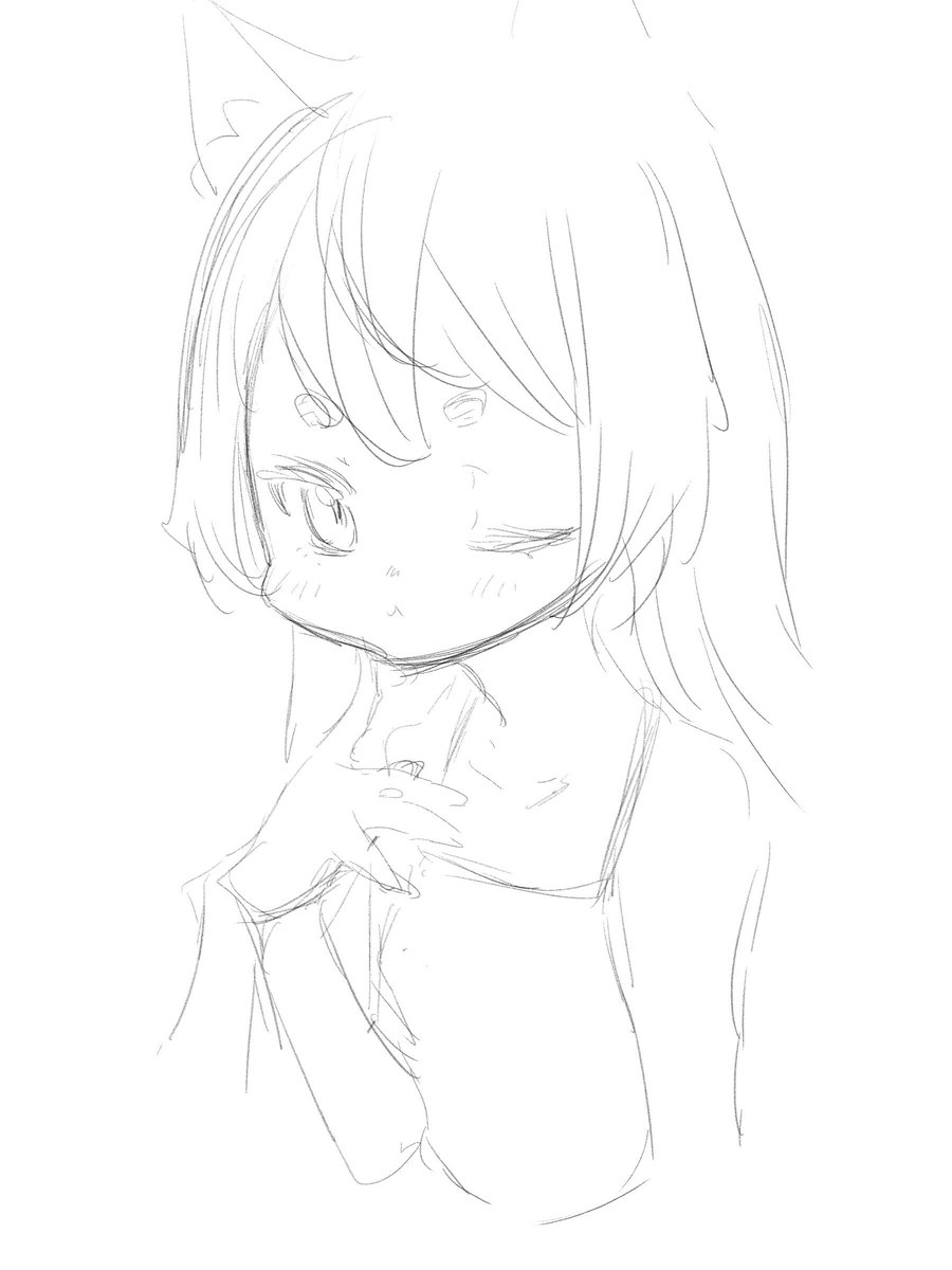 MovinkPad pro 14縦で試し描き♡
何時ものCintiqpro17で描くよりも絵がデカく描けるのヤバいな、2倍くらい絵がデカいぞ？今まで小さな絵描いてたんだな私😇