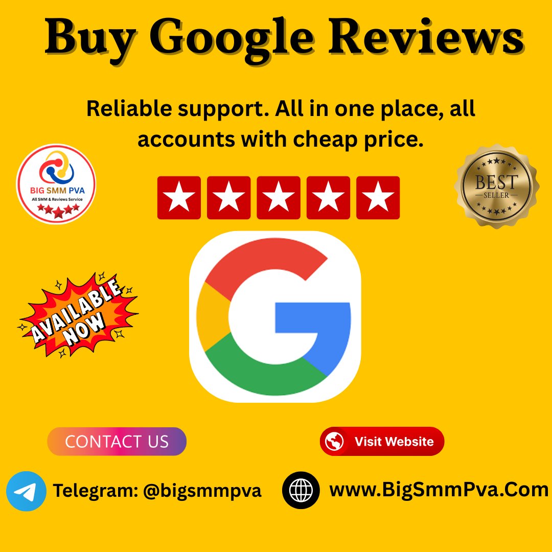 Dane_Carter01's tweet photo. Buy Google Reviews

https://t.co/vpQbCXAU11 offers the best and most unique Google Reviews to help grow your business online.

Contact
✅➤ Telegram: @bigsmmpva
✅➤ WhatsApp: +1 (227) 273-2368

https://t.co/puAmIeCONB

#GoogleBusiness #GoogleReviews #GMB #GMBreweries #SEO https://t.co/4sLrDuH2QF