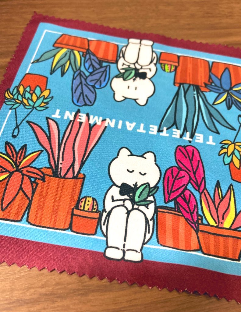 デザフェスにもっていく
新しいしろたまさんメガネ拭き👓

#デザフェス 
#TETETETAINMENT