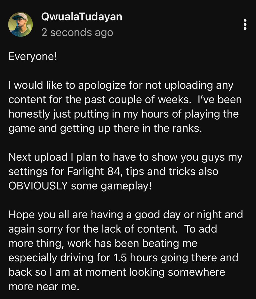 I promise by the end of this week I’ll get something up on YouTube!