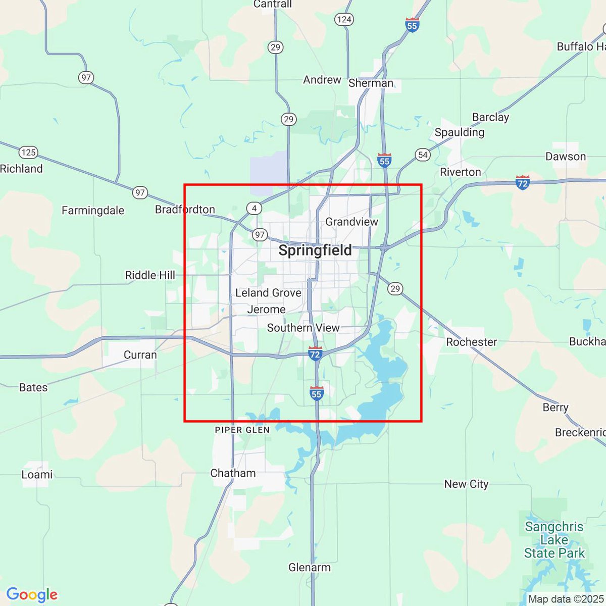 Map Of Springfield Mo Subdivisions