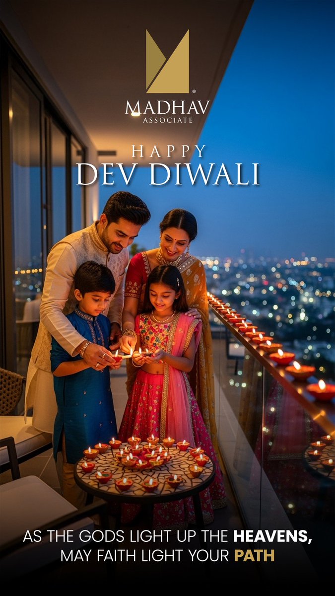 AssociateMadhav's tweet photo. Celebrating light, faith and togetherness. ✨

#devdiwali #madhavassociate #joyandpeace https://t.co/PoOnhO8OsV