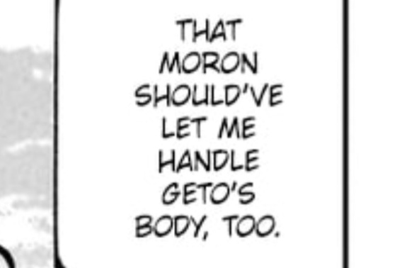 Oh, Gojo...my lover boy.