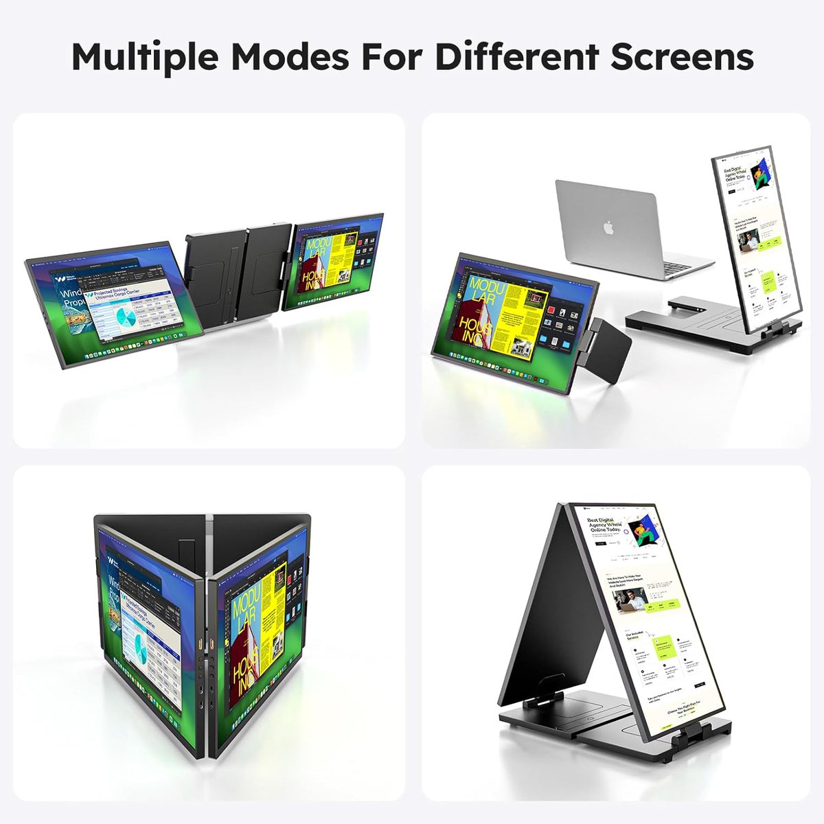 SCTechOffers's tweet image. 15.6&quot; Screen Extender for Laptop, FHD 1080P IPS Portable Monitor for Laptop, Triple Dual Laptop Extended Monitor Compatible with Windows, Mac, Android, Chrome 13-17 Inch Laptops
amzn.to/47XNJ8n

#LaptopScreenExtender #PortableMonitor #DualScreenSetup #TripleMonitorSetup