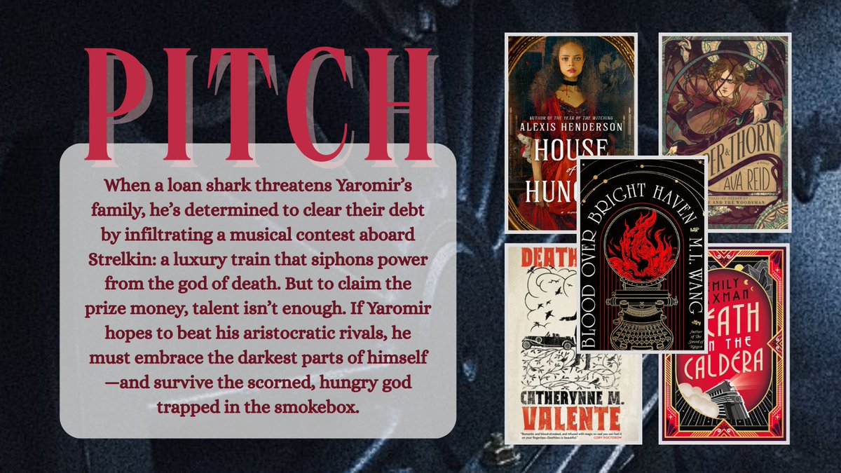 renatyev's tweet image. IWTV x SNOWPIERCER

🚂sentient train with an appetite
🖤all-consuming love (musician x engineer)
🩸horror as a metaphor for imperial vanity
🎵music contest, or something much worse?
⚡technology powered by gods

#QuestPit #agentsguide #W #DF