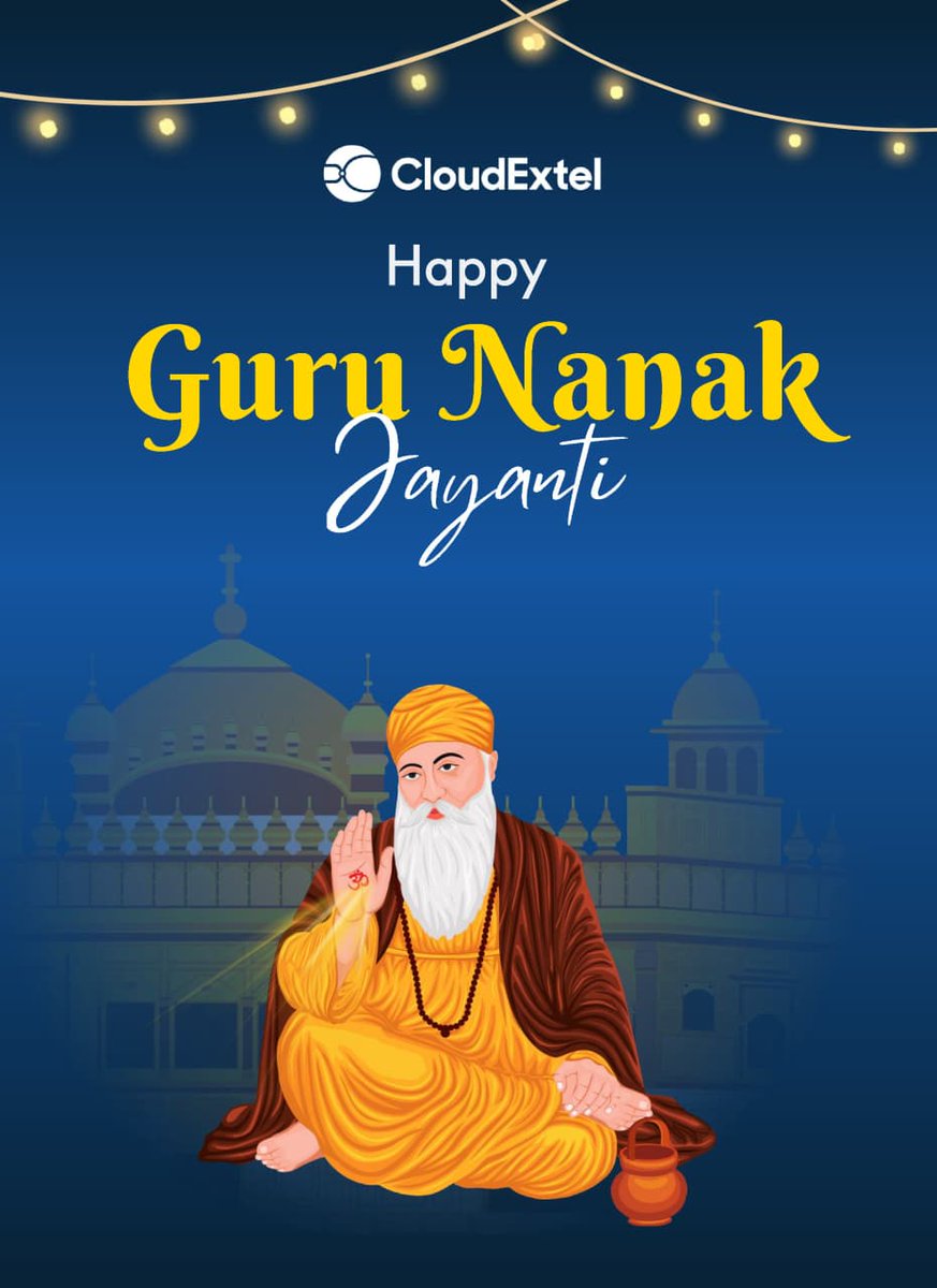cloud_extel's tweet image. Honoring GuruNanakJayanti with the spirit of “Sarbat da Bhala.” At @cloud_extel , we build connections that empower and uplift communities across India.  #GuruNanakJayanti #CloudExtel #SarbatDaBhala