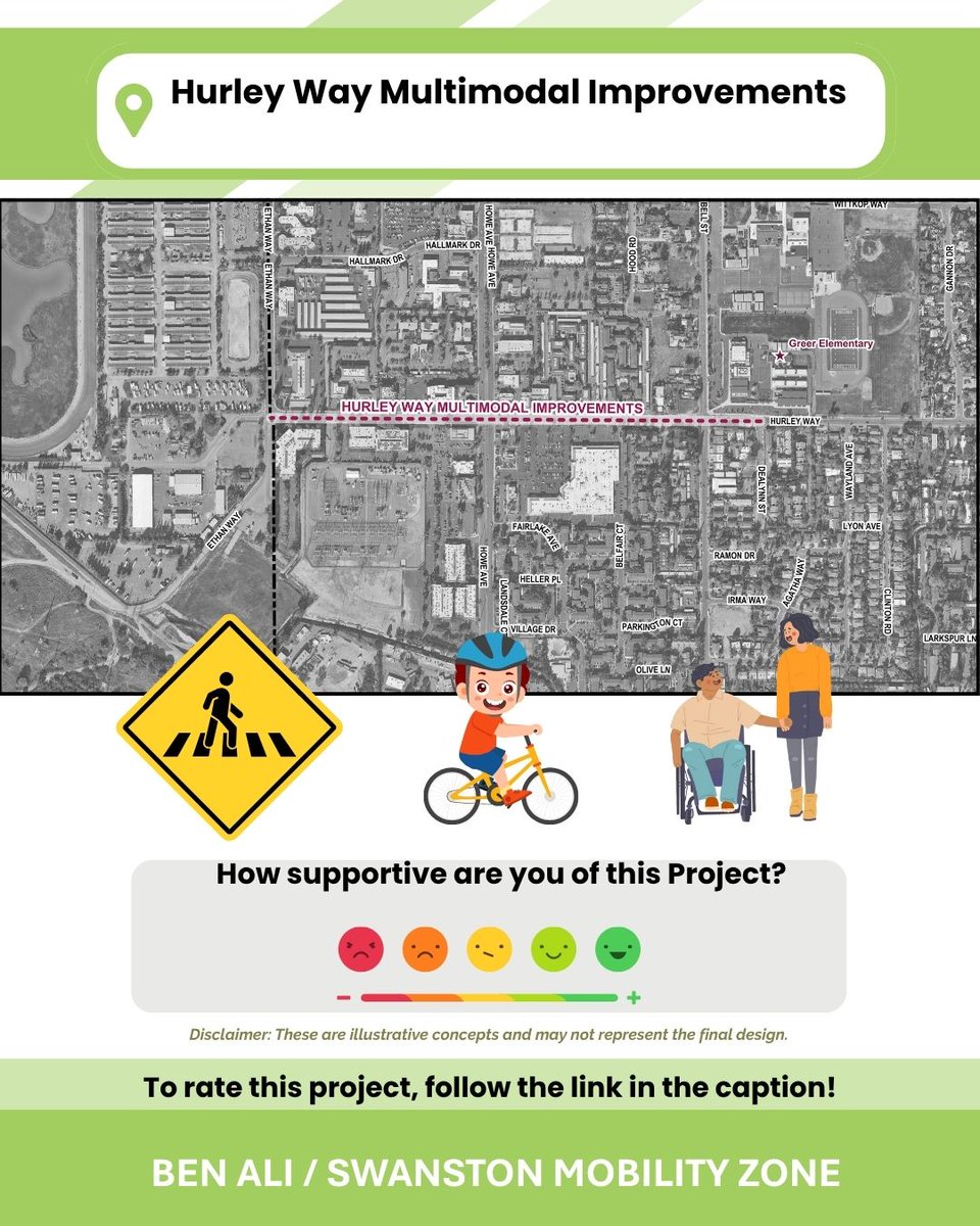 CivicThread's tweet image. Only one project per county will move forward! Help decide which of the 4 transportation projects in Ben Ali/Swanston should take the top spot. Rank your choices by Nov. 14, 2025! forms.office.com/r/DwHe7670SP 
#SACOGMobilityZones