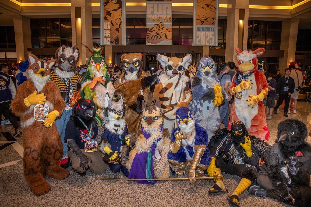 Bird Group Photo at Infurnity!🐦️🦅🕊️🦉🦜🐦‍⬛
Thank you to all the birds gathered for the photoshoot!
📸 <a href="/Gale021/">📸🐳Gale🐳📷➡️獸甲子園</a>
#Infurnity2025
