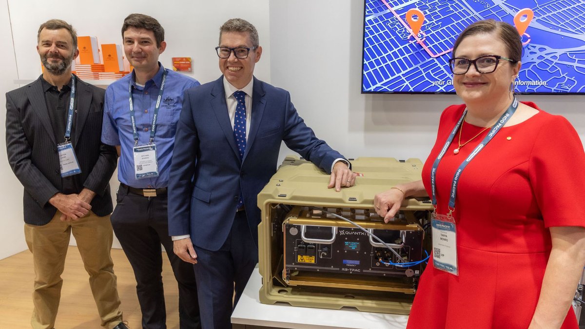 DIP_SouthAust's tweet image. A quantum leap announced at #IndoPacific2025! 

Four quantum technology clocks by @QuantXLabs &amp;amp; The Institute for Photonics and Advanced Sensing have been successfully trialled in the US, under #AUKUS Pillar II.

More 👉 bit.ly/4qO4Y3C

#DefenceState #DefenceResearch