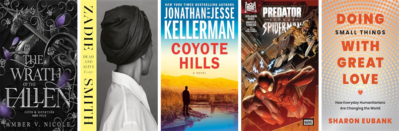 SpfldMassLib's tweet image. This week the Springfield City Library has 75 new books.  New items include Nobody&apos;s Girl, The Black Wolf, The Proving Ground, Wrath of the Fallen, Our Vicious Oaths, Dead and Alive, Coyote Hills, Huntsman, Predator vs. Spider-Man, and The Bone Thief. wowbrary.org/nu.aspx?p=3932…