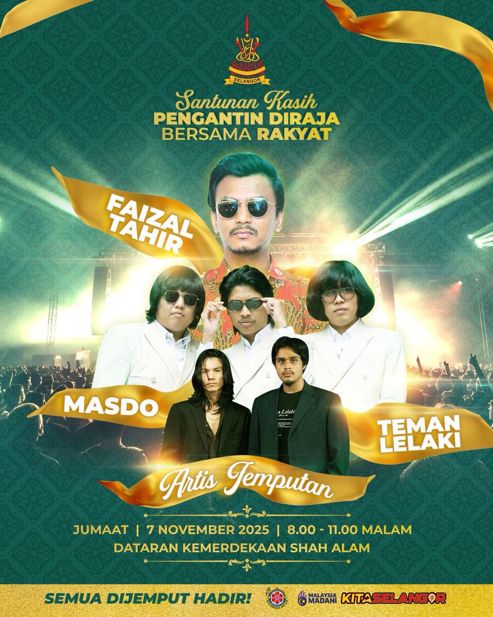 Jom datang ke 𝑴𝒂𝒋𝒍𝒊𝒔 𝑺𝒂𝒏𝒕𝒖𝒏𝒂𝒏 𝑲𝒂𝒔𝒊𝒉 𝑷𝒆𝒏𝒈𝒂𝒏𝒕𝒊𝒏 𝑫𝒊𝒓𝒂𝒋𝒂 𝒃𝒆𝒓𝒔𝒂𝒎𝒂 𝑹𝒂𝒌𝒚𝒂𝒕.

🗓️ 𝟕 𝐍𝐨𝐯𝐞𝐦𝐛𝐞𝐫 𝟐𝟎𝟐𝟓 (𝐉𝐮𝐦𝐚𝐚𝐭)
⏰ 𝟖.𝟎𝟎 - 𝟏𝟏.𝟎𝟎 𝐌𝐚𝐥𝐚𝐦
⁣📍 𝐃𝐚𝐭𝐚𝐫𝐚𝐧 𝐊𝐞𝐦𝐞𝐫𝐝𝐞𝐤𝐚𝐚𝐧 𝐒𝐡𝐚𝐡 𝐀𝐥𝐚𝐦