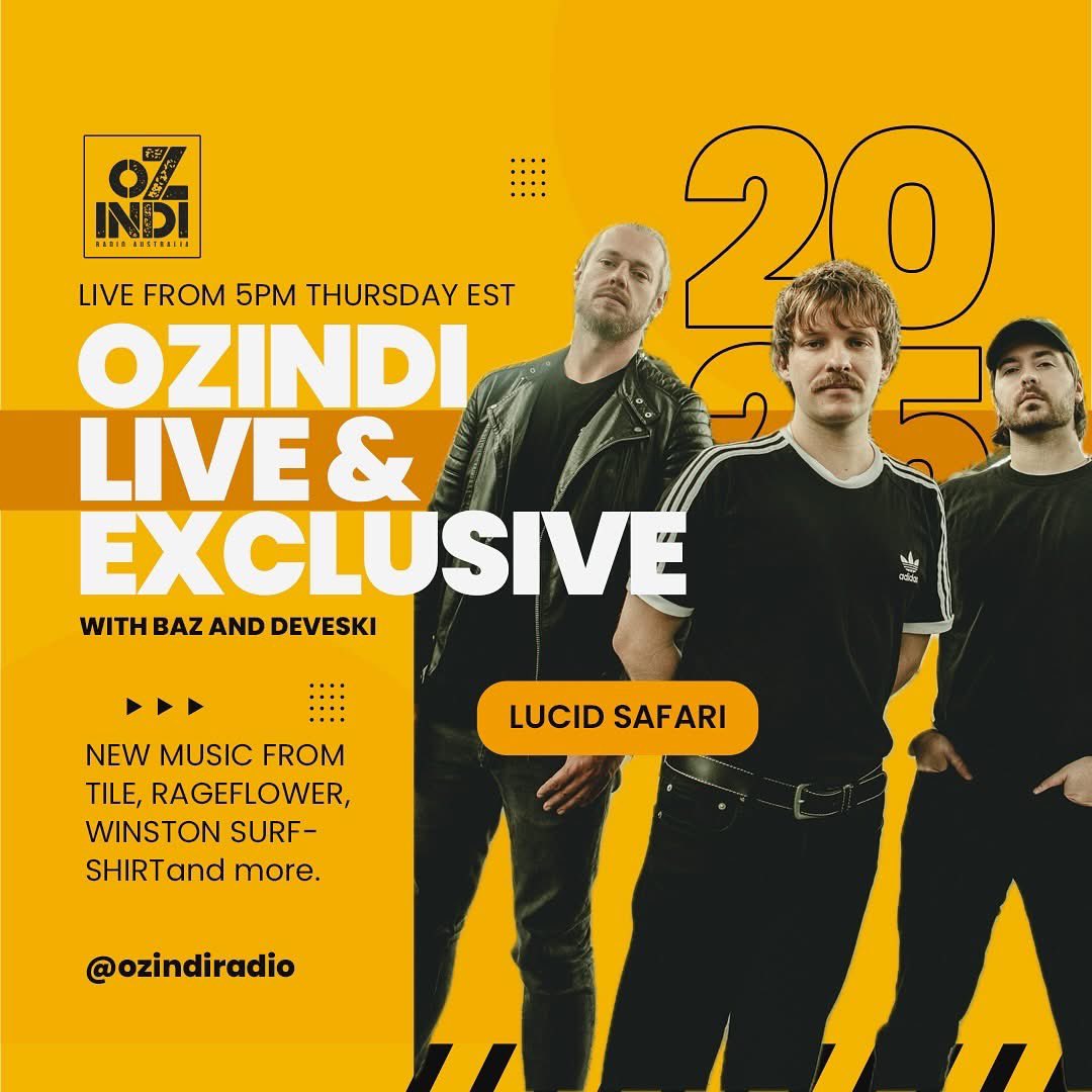 LIVE &amp; EXCLUSIVE — TOMORROW 6/11!!
From 5PM AEST on @ozindiradio 🎙️

We’re back with another huge show — featuring interviews with Lucid Safari AND Georgia Scarlett… both bringing big new music and big stories.

Plus — fresh drops from the best emerging indie talent in