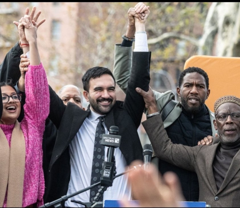 ali_jishan's tweet image. न्यूयॉर्क में Zohran Mamdani की मेयर पद पर जीत