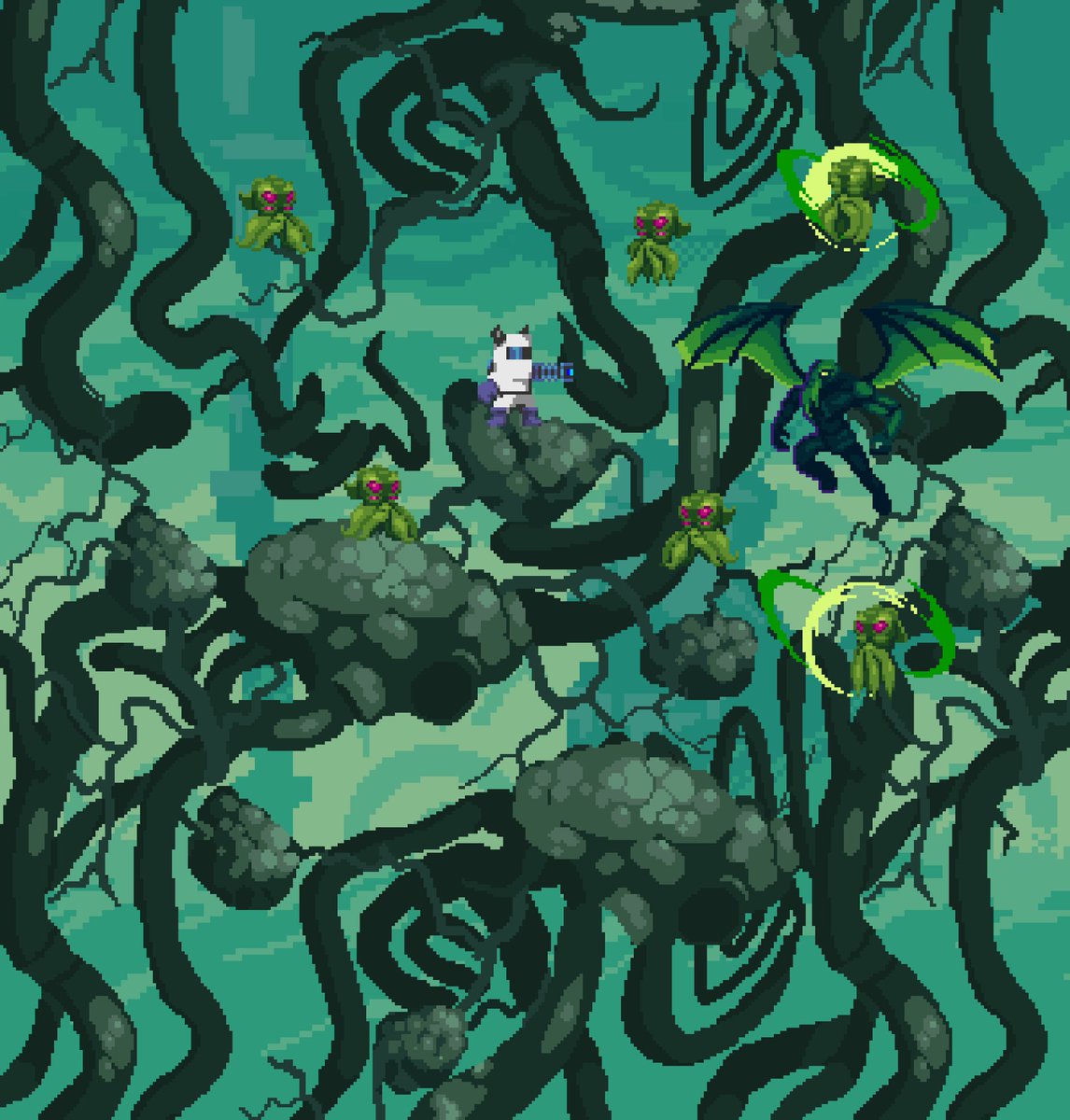 Hey #gamedev! It's #WishlistWednesday!

Drop your #indiegame here and I'll repost it!

Also enjoy the environment design from my upcoming game, The Exterminator!