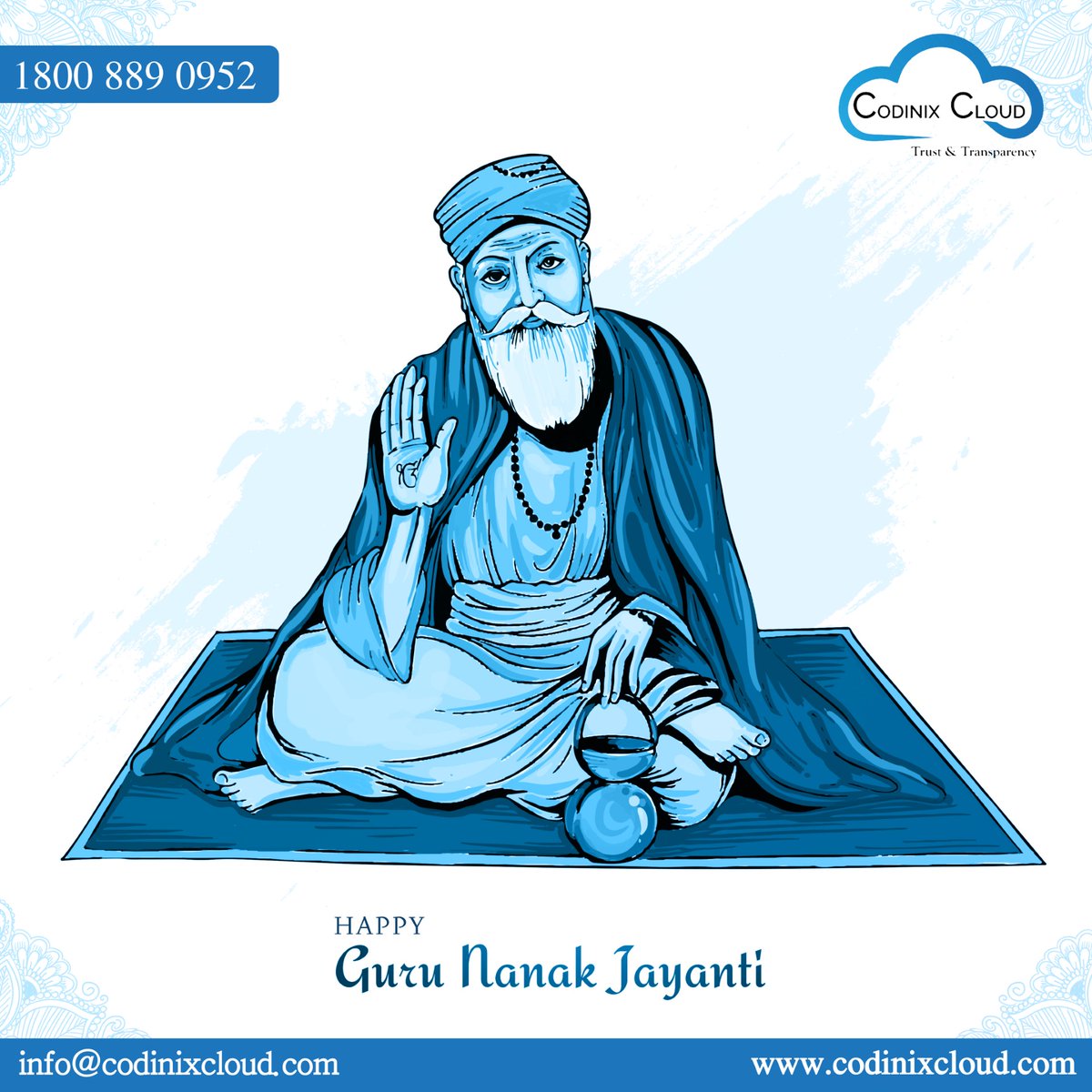CodinixCloud's tweet image. Happy Guru Nanak Jayanti

#gurunanakjayanti #happygurunanakjayanti #gurunanakji #waheguru #gurbani #sikh #khalsa #guru #punjab #gurudwara #goldentemple #gurugranthsahibji #punjabi #shabad