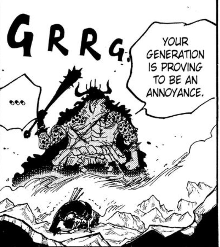 Luffy went blow for blow with Kaido in base. Zoro literally collapsed from his own attack that barely mattered, and Kaido didn’t even touch him. But yeah… “same level,” right? 🤦🏾 The Zoro fandom and cope are becoming the same word at this point