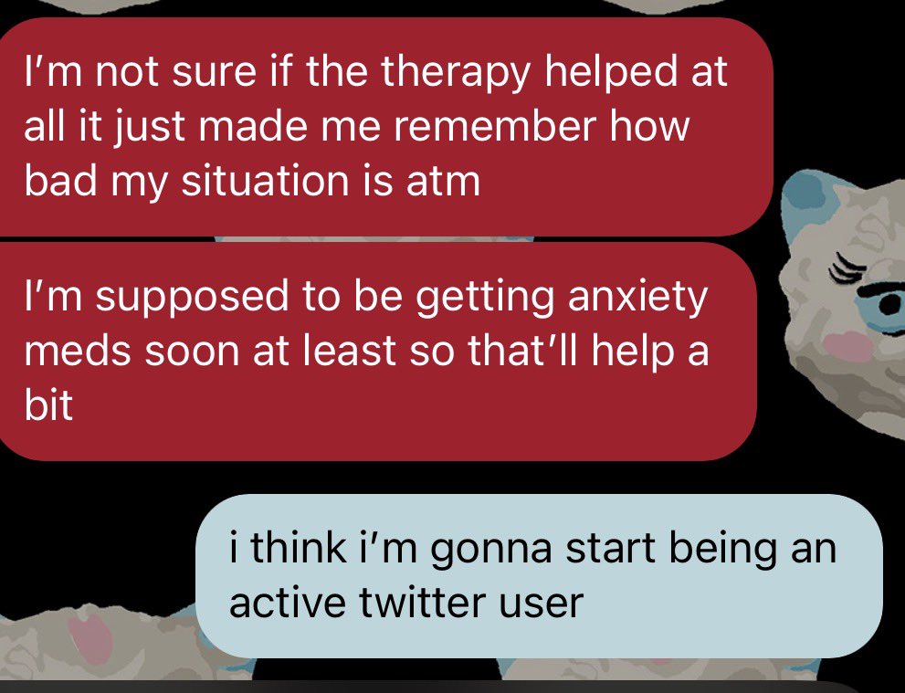 hi i’m emerson and i like to respond to texts with a completely different subject