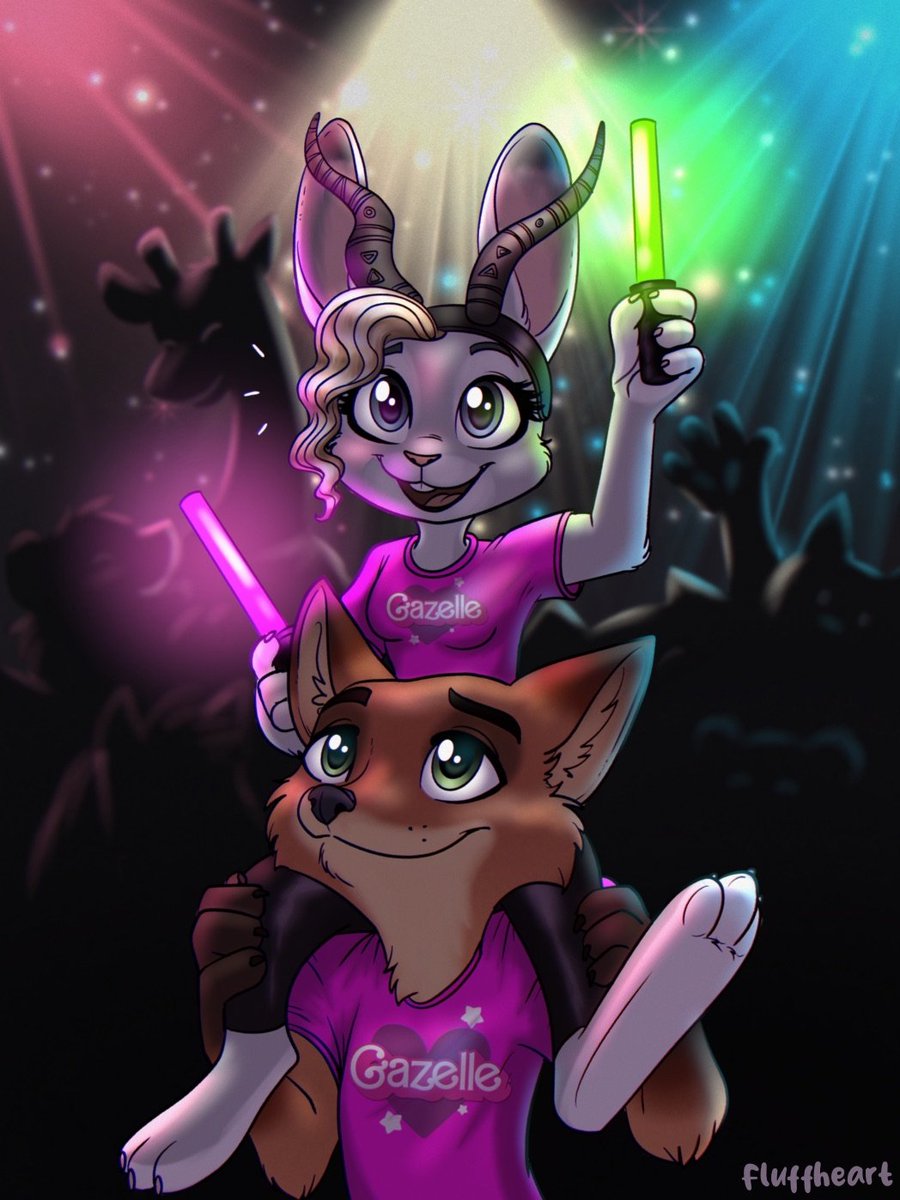 Nick treats Judy to a Gazelle concert.  #Zootopia #Zootopia2 #NickWilde #JudyHopps