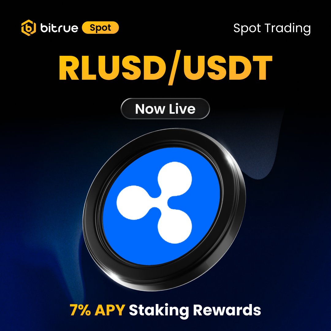 BitrueOfficial's tweet photo. @Ripple 🔥 $RLUSD/USDT spot trading is now live! @Ripple
Trade now: https://t.co/ewiCb3Rrvz
🎁 Subscribe to $RLUSD #PowerPiggy can enjoy 7% APR between Nov 5, 9:00 (UTC) and Nov 30, 16:59 (UTC) with no lock-up!
👉 Stake now: https://t.co/0VVczcrYgm https://t.co/Pdz5roOwRL