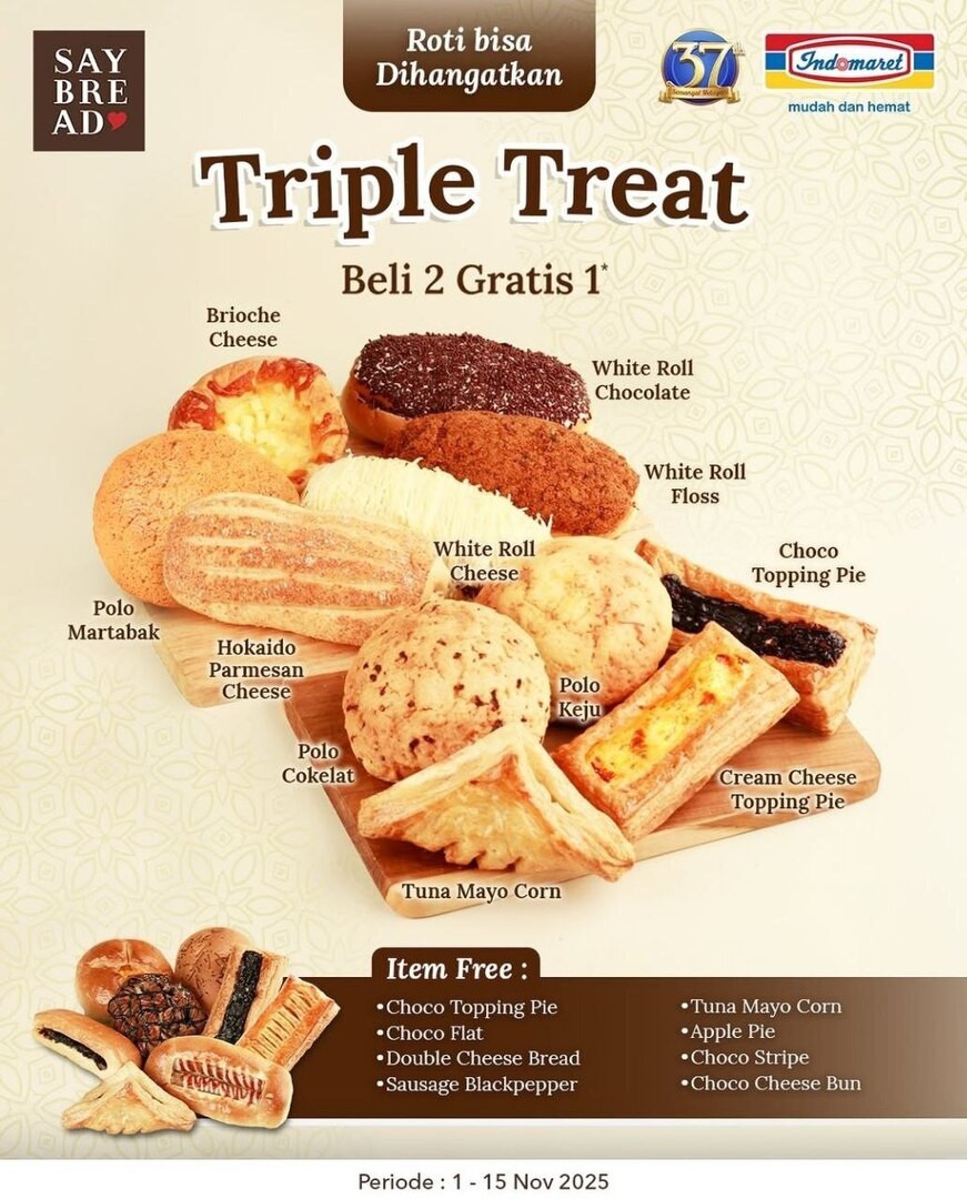berburusales's tweet photo. Info ada promo saybread lagi https://t.co/j08PGXSIqU