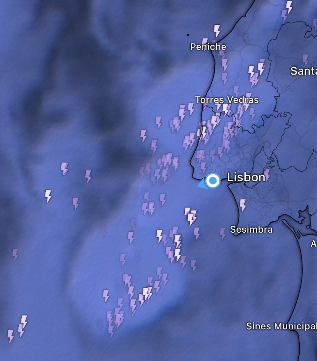 WXWatcher07's tweet image. THIS IS ONE FOR THE BOOKS! This was by far the most intense thunderstorm I’ve ever seen on the Portuguese coast… it rivaled some of the strongest storms I saw in North Carolina…