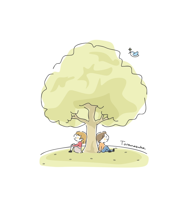 「心に余裕を。」|トラノスケ🐻🎨イラストレーターのイラスト